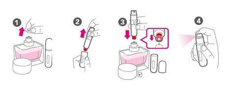 Atomiseur de Parfum de Voyage Rechargeable