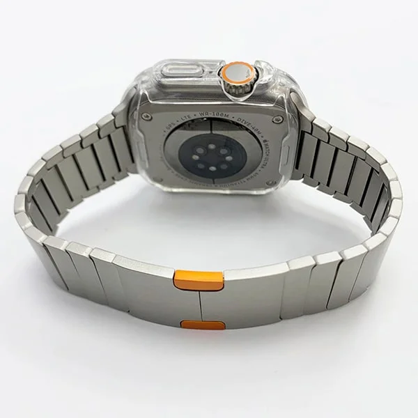 Titan-Edelstahlarmband für Apple Watch