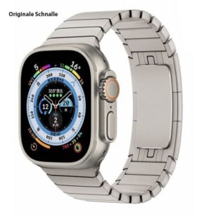 Titan-Edelstahlarmband für Apple Watch