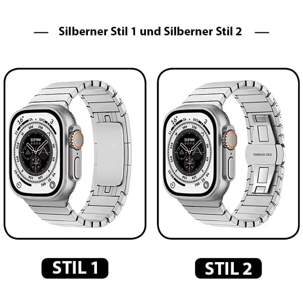 Titan-Edelstahlarmband für Apple Watch