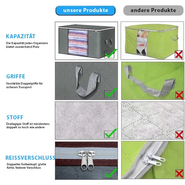 Große Aufbewahrungstasche für Kleidung