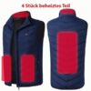 4 Bereiche Blau