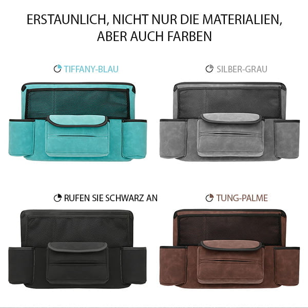 Multifunctional car seat storage bag