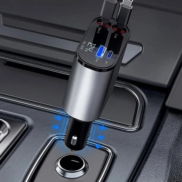 Retractable Car Charging Hub