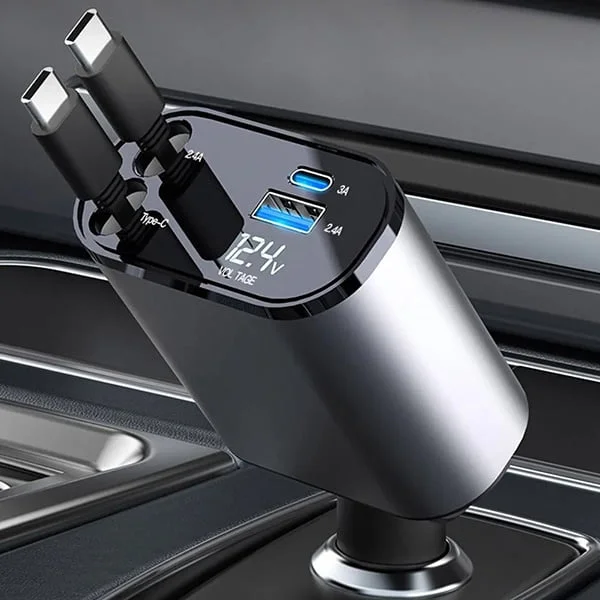 Retractable Car Charging Hub