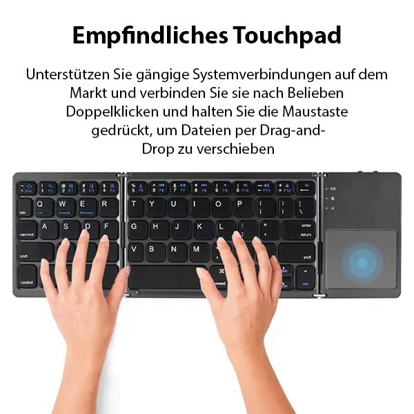 Kabellose klappbare Mini-Tastatur