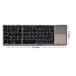 Kabellose klappbare Mini-Tastatur