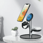 Mighty Magnetic 3 in 1 Wireless Charger (With LED Light)
