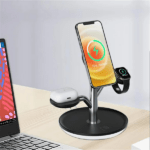 Mighty Magnetic 3 in 1 Wireless Charger (With LED Light)
