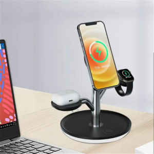 Mighty Magnetic 3 in 1 Wireless Charger (With LED Light)