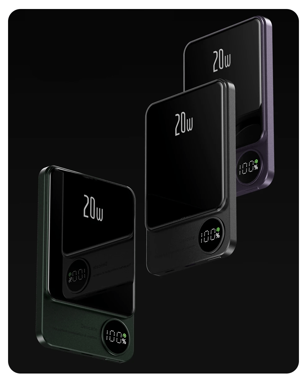 Magnetic Wireless Charging Power Bank