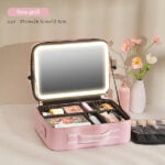 LED Cosmetic Bag with Mirror