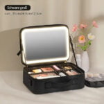 LED Cosmetic Bag with Mirror