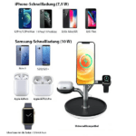 Mighty Magnetic 3 in 1 Wireless Charger (With LED Light)