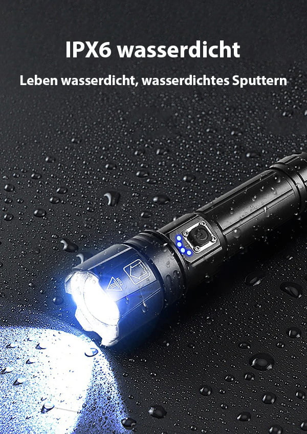 Stärkste Wasserfeste Militär-Lasertaschenlampe