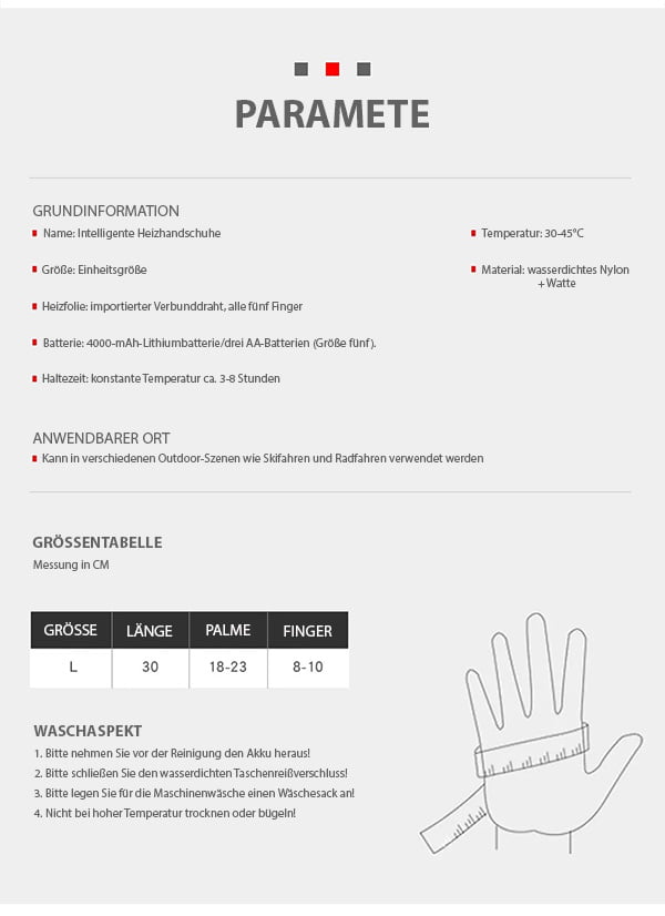 Electric Heating Gloves