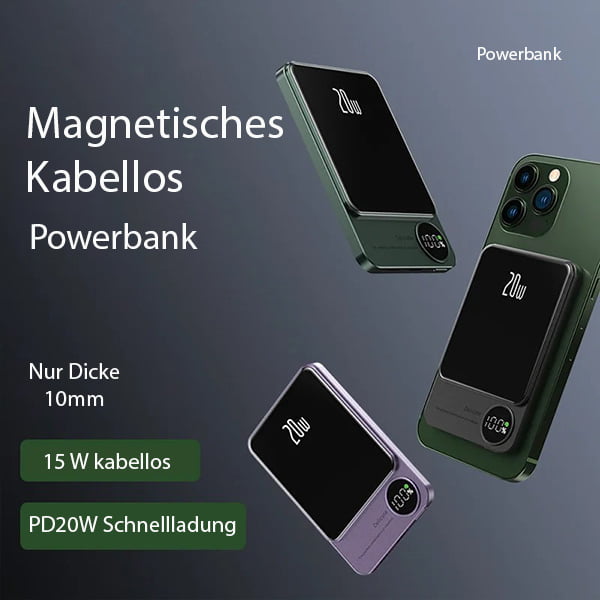 Magnetic Wireless Charging Power Bank