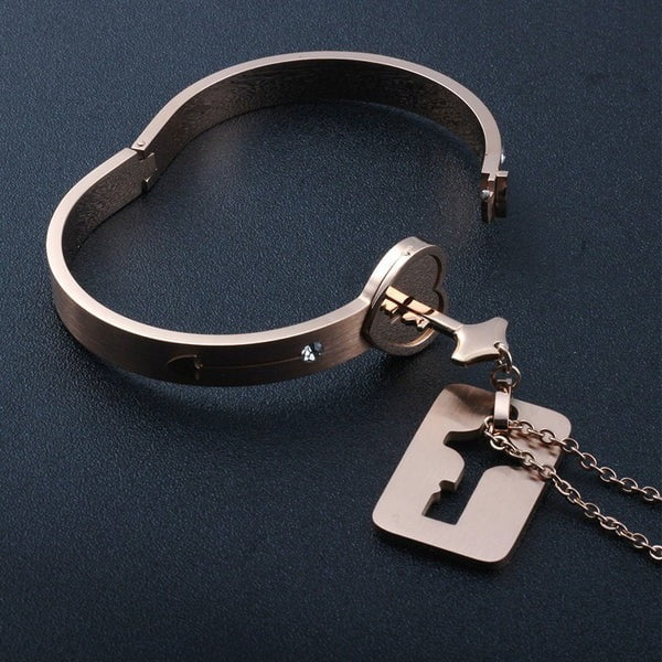 Love Heart Lock Armband