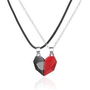 Magnetic Heart Necklace Set