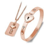 Love Heart Lock Armband