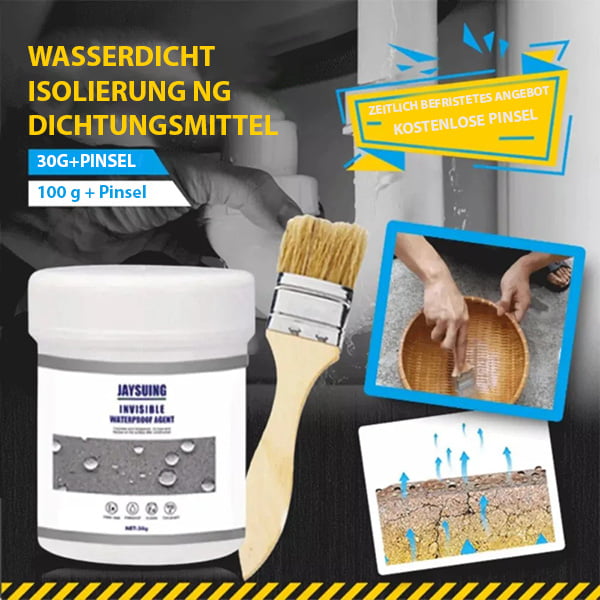 wasserfester Dichtstoff, transparenter Kleber