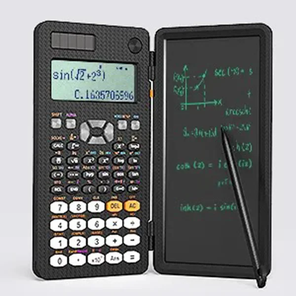 Scientific Calculator with Erasable LCD Writing Tablet