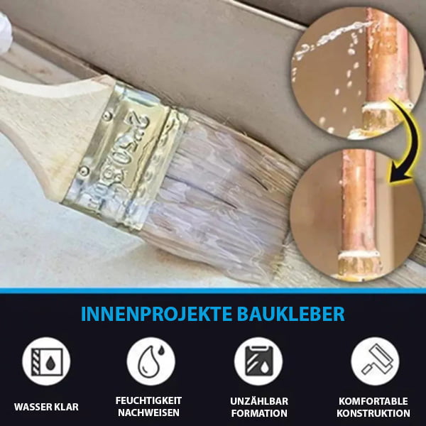 wasserfester Dichtstoff, transparenter Kleber