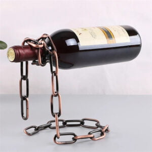 Magic Iron Chain Wine Bottle Holder