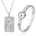 Love Heart Lock Armband