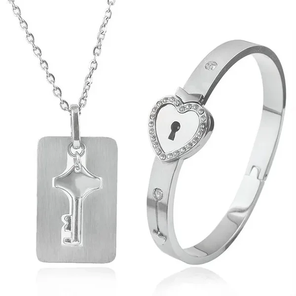 Love Heart Lock Armband