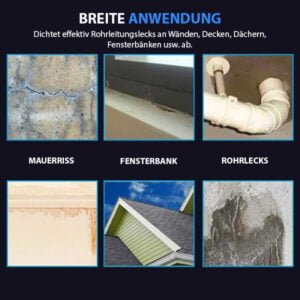 wasserfester Dichtstoff, transparenter Kleber