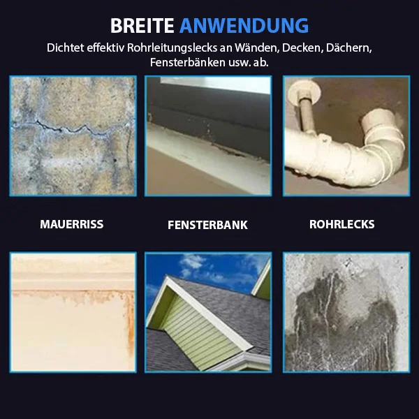 wasserfester Dichtstoff, transparenter Kleber