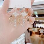 Crystal Flower Earrings
