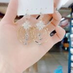 Crystal Flower Earrings