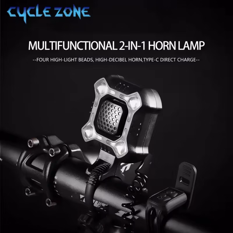 HydraLuxe Rechargeable Electronic Bicycle Bell